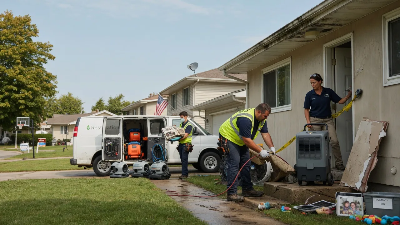 Water Damage Restoration in Oakland, IL near me